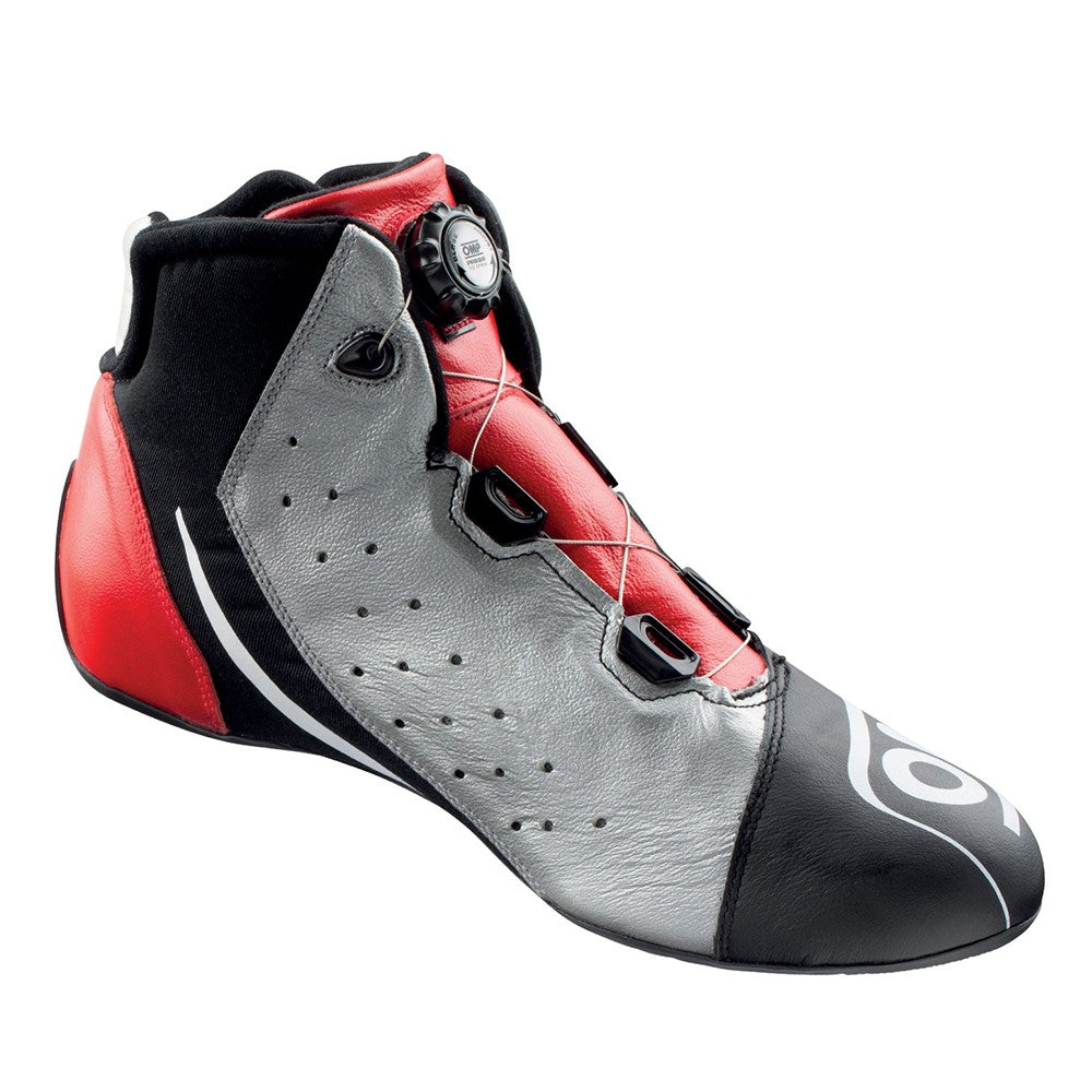 ZAPATILLAS OMP ONE EVO X R FIA 8856-2018 NEGRO/PLATA/ROJO TALLA 48 - OMP original VRM Motorsports imagen 3