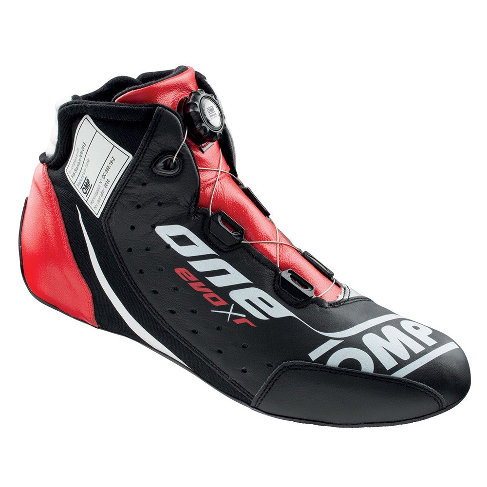 ZAPATILLAS OMP ONE EVO X R FIA 8856-2018 NEGRO/PLATA/ROJO TALLA 48 - OMP original VRM Motorsports imagen 2