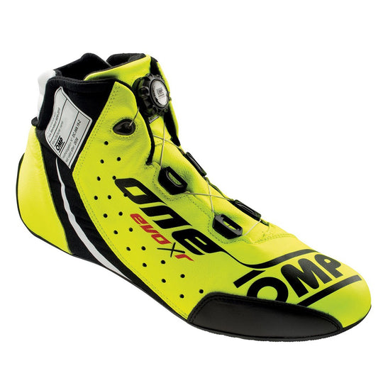 ZAPATILLAS OMP ONE EVO X R FIA 8856-2018 AMARILLO FLUO TALLA 38 - OMP original VRM Motorsports imagen 2