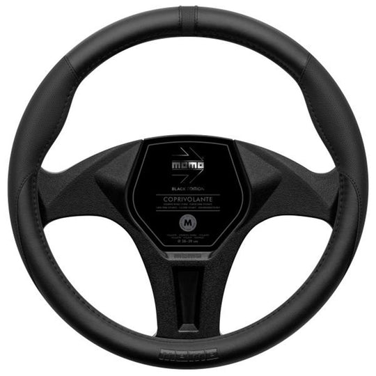 FUNDA VOLANTE MOMO ELEGANT BLK EDITION M 38-39CM MOMO | VRM Motorsports