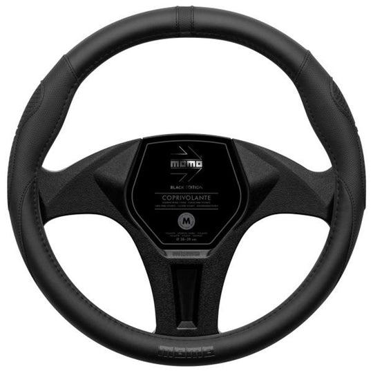 FUNDA VOLANTE MOMO SUPERGRIP BLK EDITION M 38-39CM MOMO | VRM Motorsports