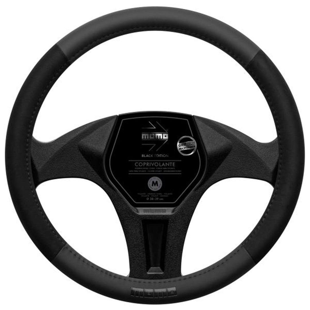 FUNDA VOLANTE MOMO EASY MICR. BLK EDITION M 38-39CM MOMO | VRM Motorsports