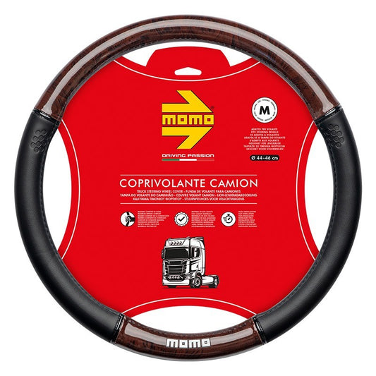 FUNDA VOLANTE MOMO TRUCK LUXURY WOOD 44-46 CM