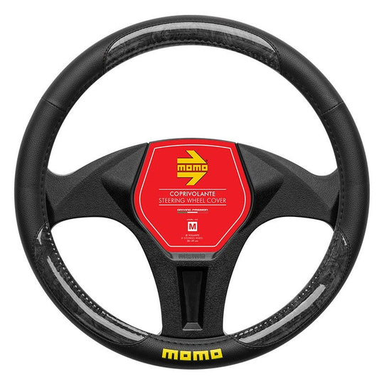 FUNDA VOLANTE MOMO BRIAR BLACK M 38-39CM MOMO | VRM Motorsports