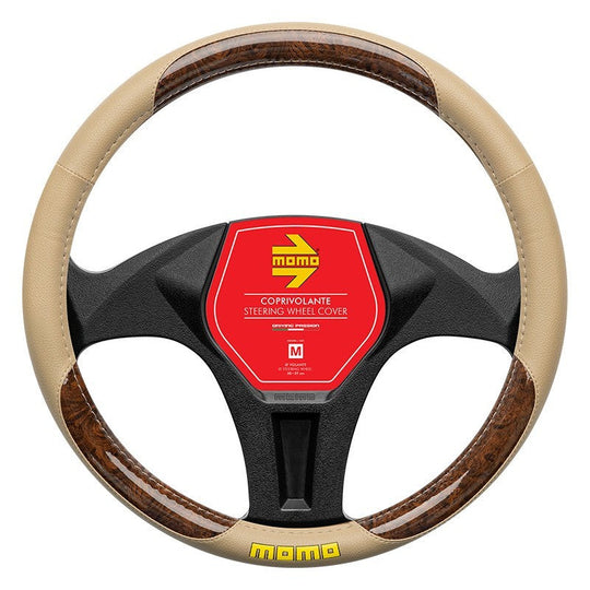 FUNDA VOLANTE MOMO BRIAR BEIGE M 38-39CM MOMO | VRM Motorsports