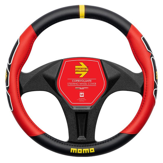 FUNDA VOLANTE MOMO FUN BLACK-RED M 38-39CM MOMO | VRM Motorsports