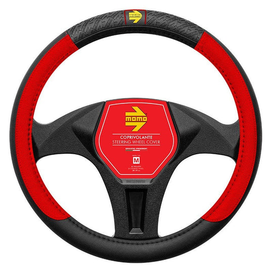 FUNDA VOLANTE MOMO V.I.P. BLACK-RED M 38-39CM MOMO | VRM Motorsports