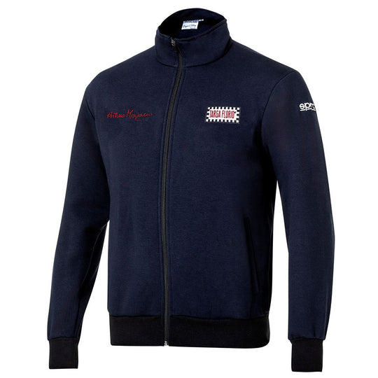 SUDADERA SPARCO CON CREMALLERA ARTURO MERZARIO TALLA XXL AZUL MARINO