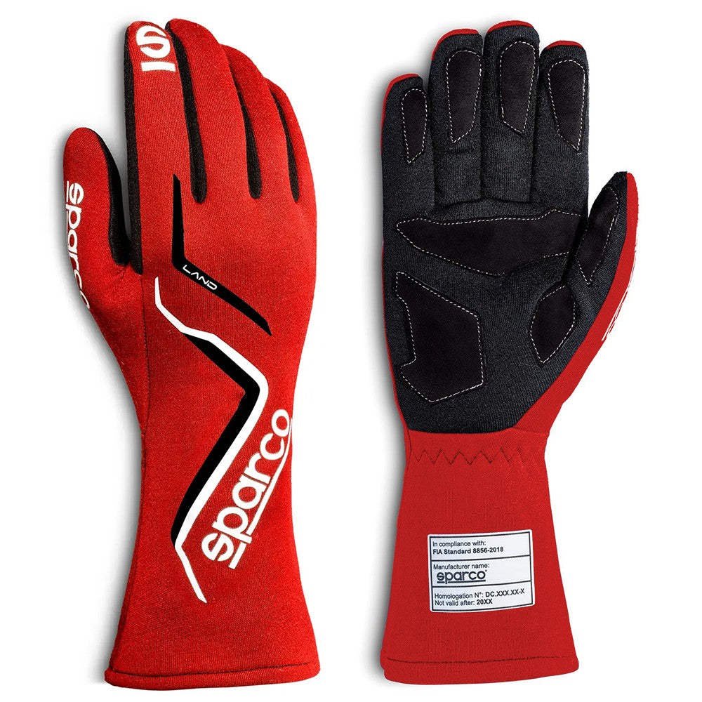 Sparco Guantes Land 2022 Talla 10 Rojo - Sparco original VRM Motorsports imagen 1