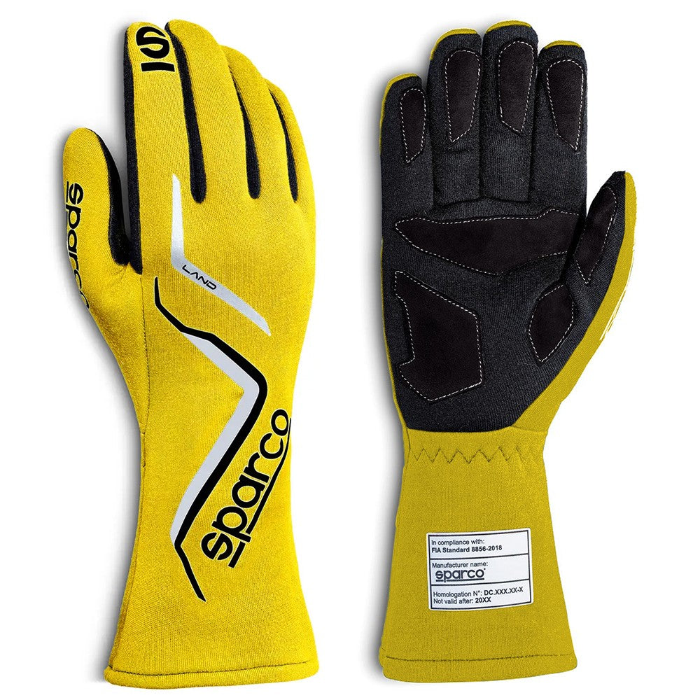Sparco Guantes Land 2022 Talla 10 Amarillo - Sparco original VRM Motorsports imagen 1