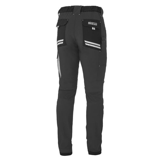 PANTALON SPARCO LIGHT TECH TALLA L AZUL MARINO/NARANJA