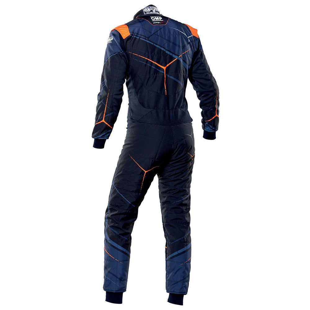 OMP TRAJE DE CARRERAS ONE ART FIA 8856-2018 AZUL MARINO / NARANJA FLUO TALLA 48 - OMP original VRM Motorsports imagen 2