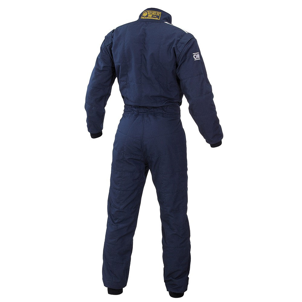 TRAJE DE CARRERAS OMP CLASSIC FIA 8856-2018 AZUL MARINO TALLA 62 - OMP original VRM Motorsports imagen 2