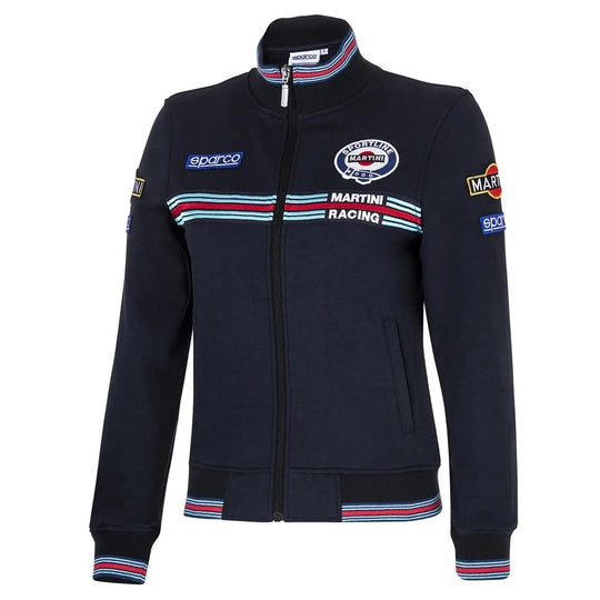 SUDADERA SPARCO CON CREMALLERA MARTINI-R MUJER TALLA S AZUL MARINO