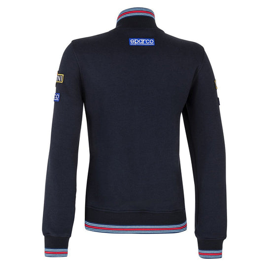 SUDADERA SPARCO CON CREMALLERA MARTINI-R MUJER TALLA L BLANCA