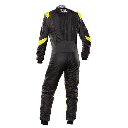 OMP TRAJE DE CARRERAS ONE EVO X FIA 8856-2018 NEGRO / AMARILLO FLUO TALLA 54 - OMP original VRM Motorsports imagen 1