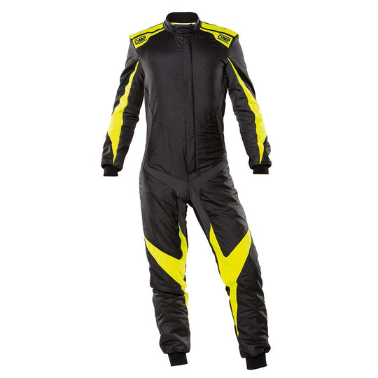OMP TRAJE DE CARRERAS ONE EVO X FIA 8856-2018 NEGRO / AMARILLO FLUO TALLA 54 - OMP original VRM Motorsports imagen 2
