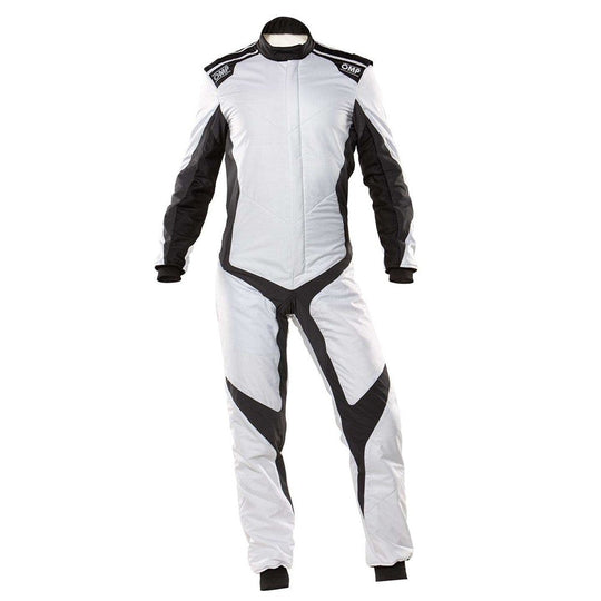 TRAJE DE CARRERAS ONE EVO X FIA 8856-2018 GRIS PLATA TALLA 52 OMP RACING | VRM Motorsports