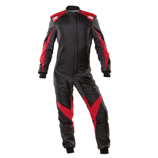 TRAJE DE CARRERAS ONE EVO X FIA 8856-2018 NEGRO / ROJO TALLA 46 OMP RACING | VRM Motorsports