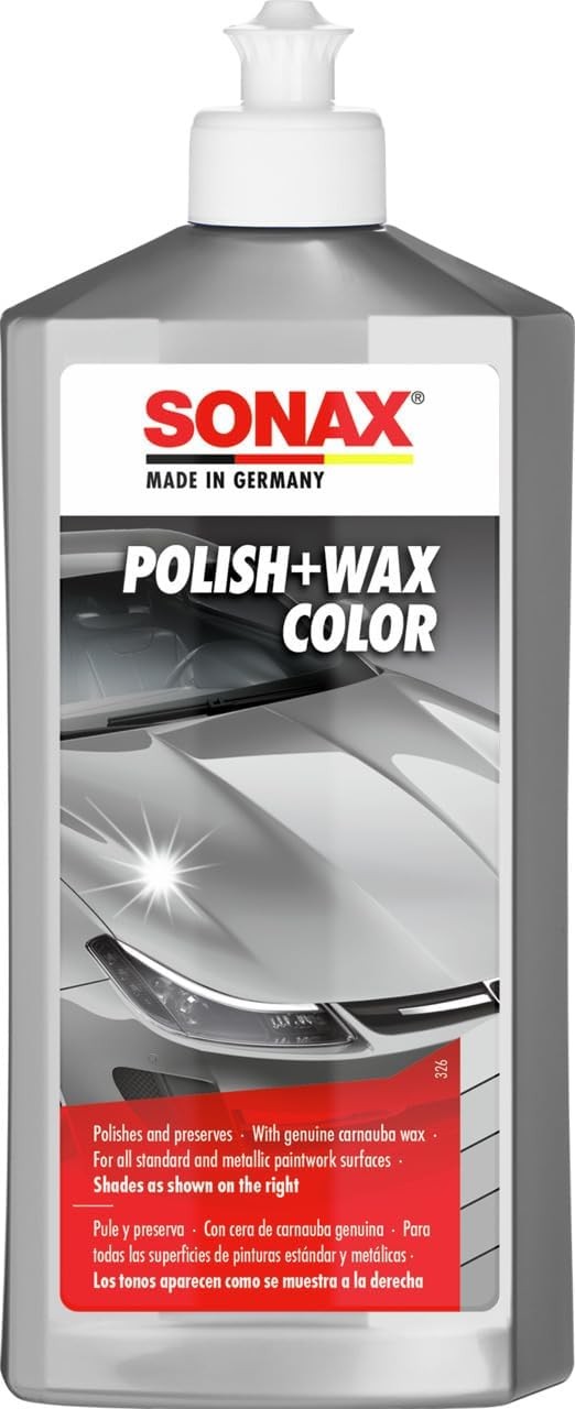 SONAX ABRILLANTADOR + CERA PLATA/GRIS 500ML - SONAX original VRM Motorsports