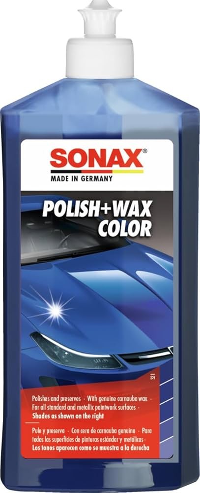 SONAX PULIMENTO + CERA AZUL 250ML - SONAX original VRM Motorsports