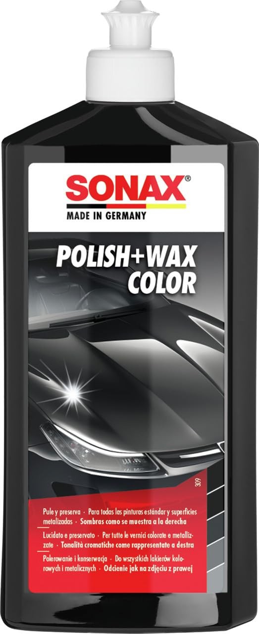 SONAX ABRILLANTADOR + CERA NEGRA 500ML - SONAX original VRM Motorsports
