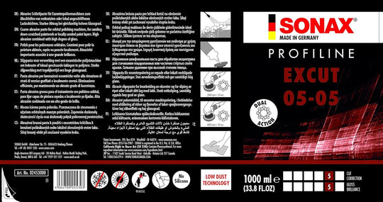 SONAX PROFILINE EXCUT 05-05 (1L) PASTA DE LIJADO ABRASIVA - Imagen 2 SONAX VRM Motorsports