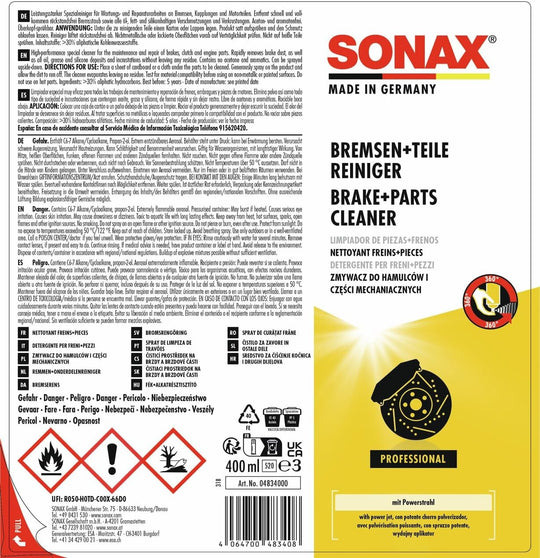 SONAX LIMPIADOR DE PIEZAS+FRENOS - Imagen 2 SONAX VRM Motorsports