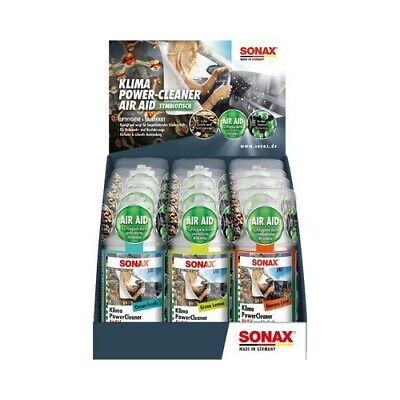 SONAX LIMPIADOR DEL AIRE ACONDICIONADO AIRAID SIMBIÓTICO EXPOSITOR MOSTRADOR MIXTO - SONAX original VRM Motorsports
