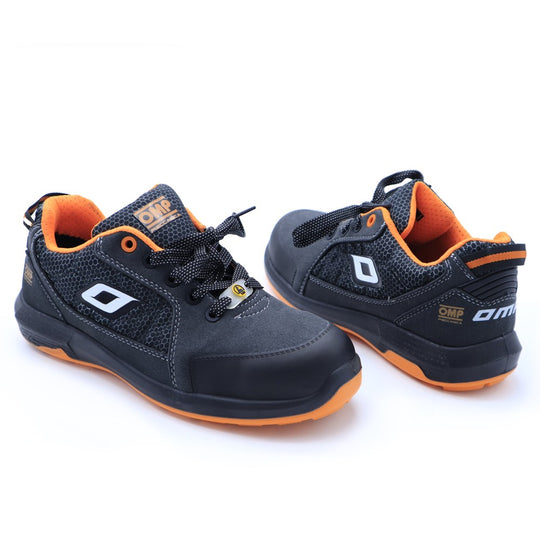 OMP MECCANICA ZAPATILLAS TRABAJO SEGURIDAD S1P SRC ESD PRO SPORT TALLA 41 GRIS NARANJA - OMP original VRM Motorsports imagen 1