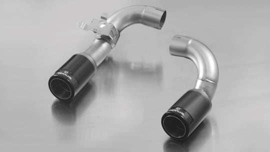 Set De 2 Colas REMUS 84Mm Cromo Negro REMUS | VRM Motorsports
