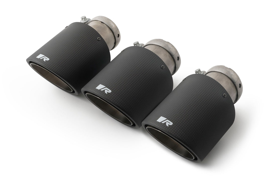 Set De 3 Colas REMUS De 102Mm Angulado Carbono REMUS | VRM Motorsports