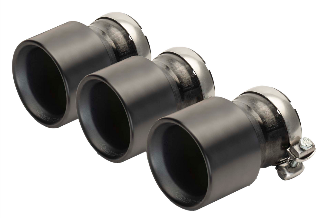 Set De 3 Colas REMUS Titanio Negro 100Mm REMUS | VRM Motorsports