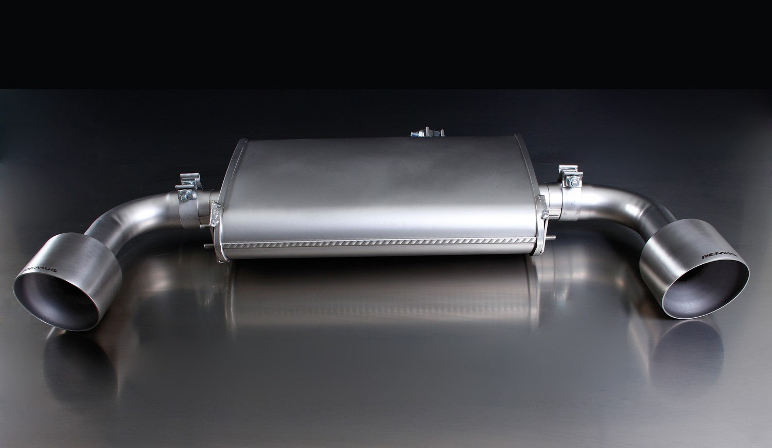 Escape Trasero REMUS Duplex 2 Colas De 127Mm Pulida REMUS | VRM Motorsports