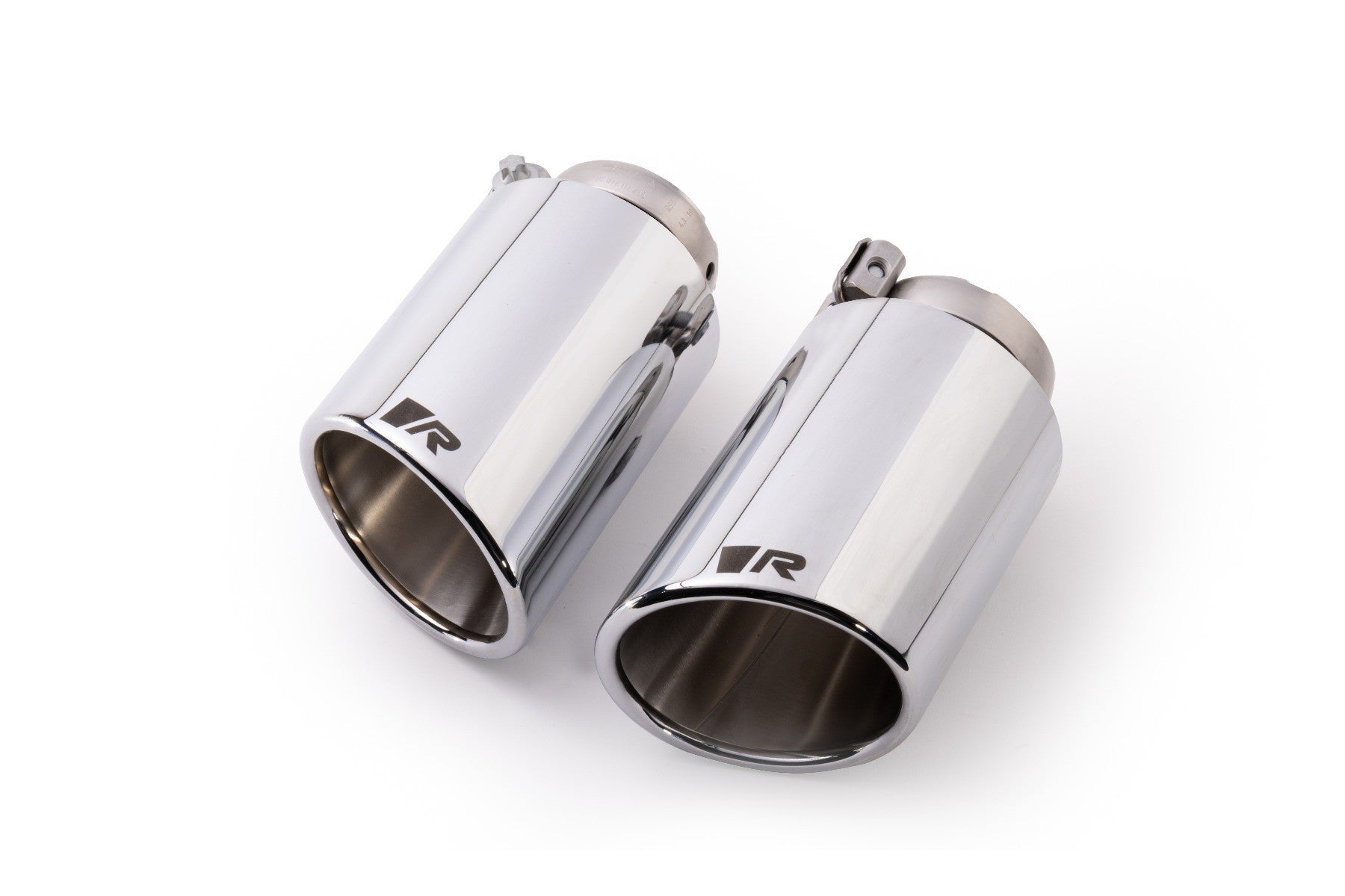 Set De 2 Colas REMUS De 102Mm Angulado Y Ladeado Cromo REMUS | VRM Motorsports