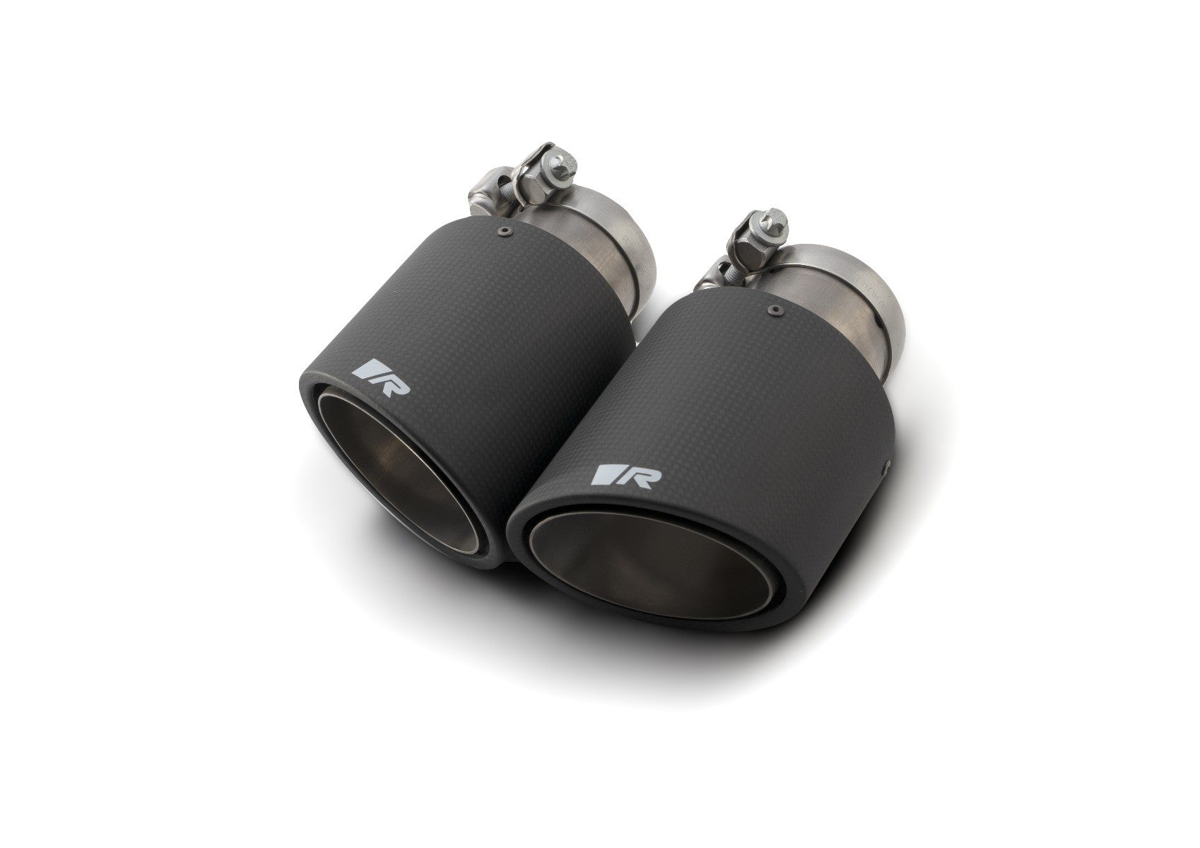 Set De 2 Colas REMUS 102Mm Anguladas Y Ladeadas En Carbono REMUS | VRM Motorsports