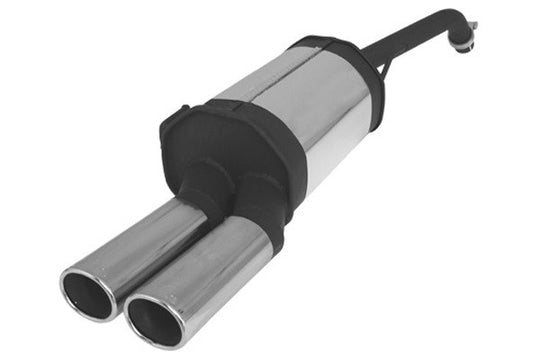 Escape Trasero REMUS 2 Colas De 82X67Mm Cromo REMUS | VRM Motorsports