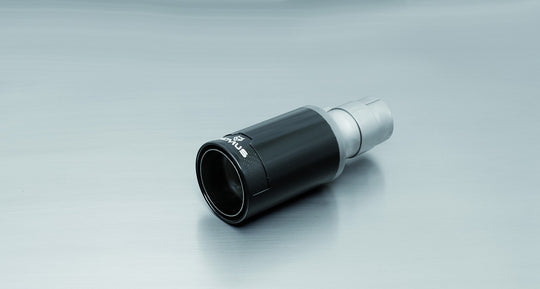 1 Cola REMUS De 98Mm Cromo Negro Con Insercion De Carbono REMUS | VRM Motorsports