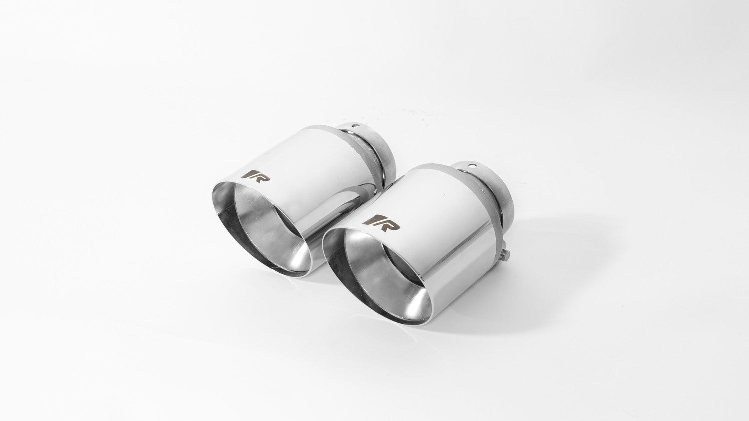 Set De 2 Colas REMUS De 102Mm(Corta) Corte Recto Y Angulado Cromo REMUS | VRM Motorsports