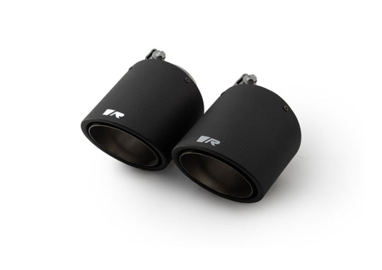 Set De 2 Colas REMUS De 102Mm(Corta) Angulado Carbono REMUS | VRM Motorsports