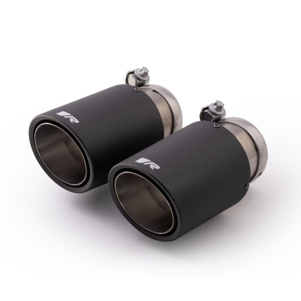 Set De 2 Colas REMUS De 84Mm Angulada Carbono REMUS | VRM Motorsports