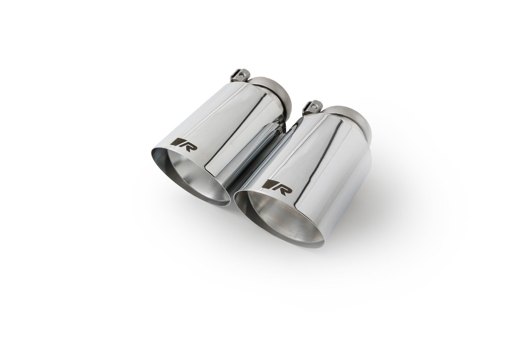 Set De 2 Colas REMUS De 102Mm Corte Recto Y Angulado Cromo REMUS | VRM Motorsports