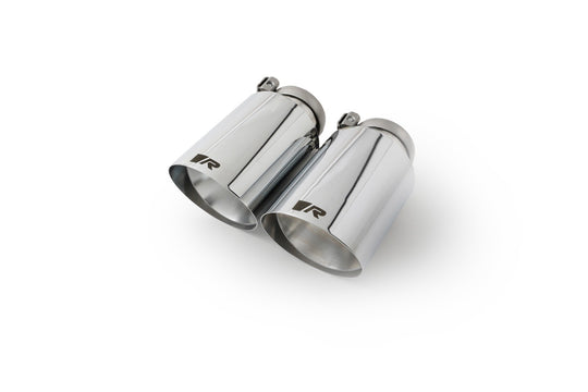 Set De 2 Colas REMUS De 102Mm Corte Recto Y Angulado Cromo REMUS | VRM Motorsports