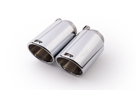 Set De 2 Colas REMUS De 102Mm Angulado Cromo REMUS | VRM Motorsports