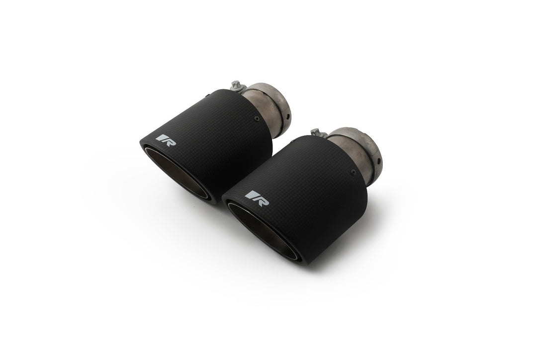 Set De 2 Colas REMUS De 102Mm Angulado Carbono REMUS | VRM Motorsports