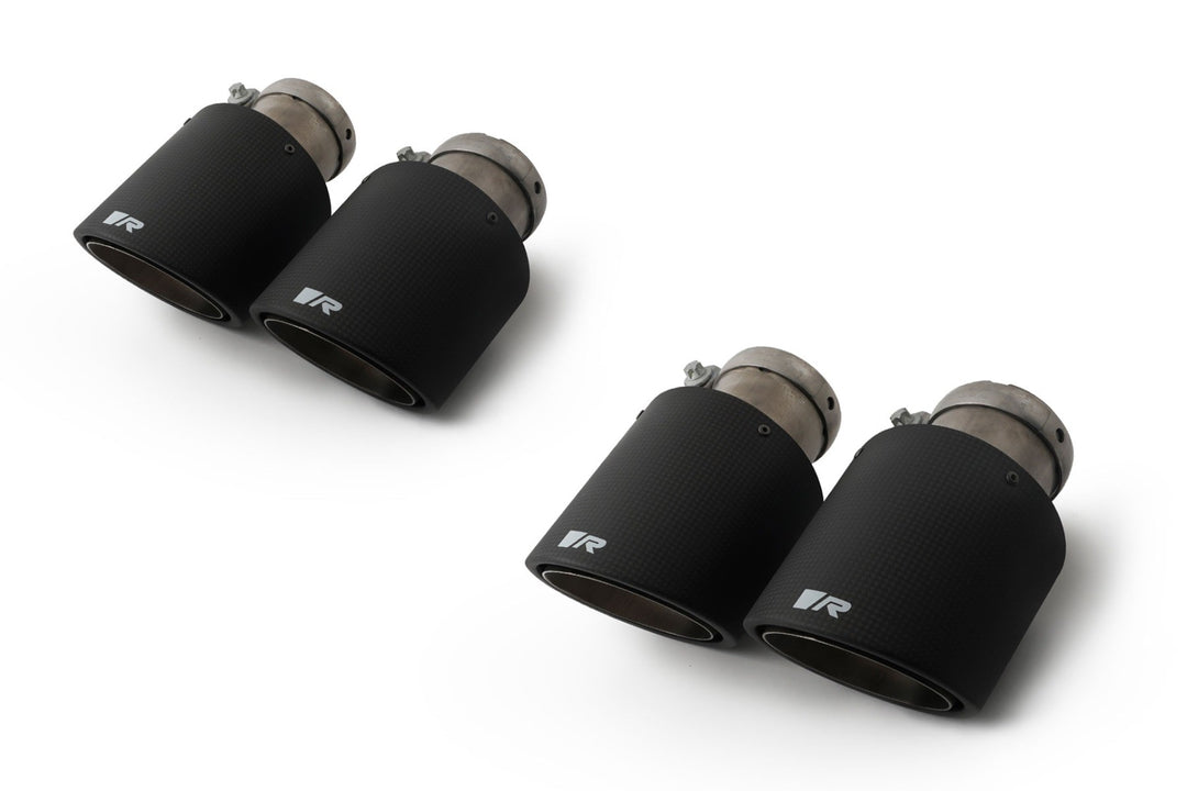 Set De 4 Colas REMUS De 102Mm Angulado Carbono REMUS | VRM Motorsports