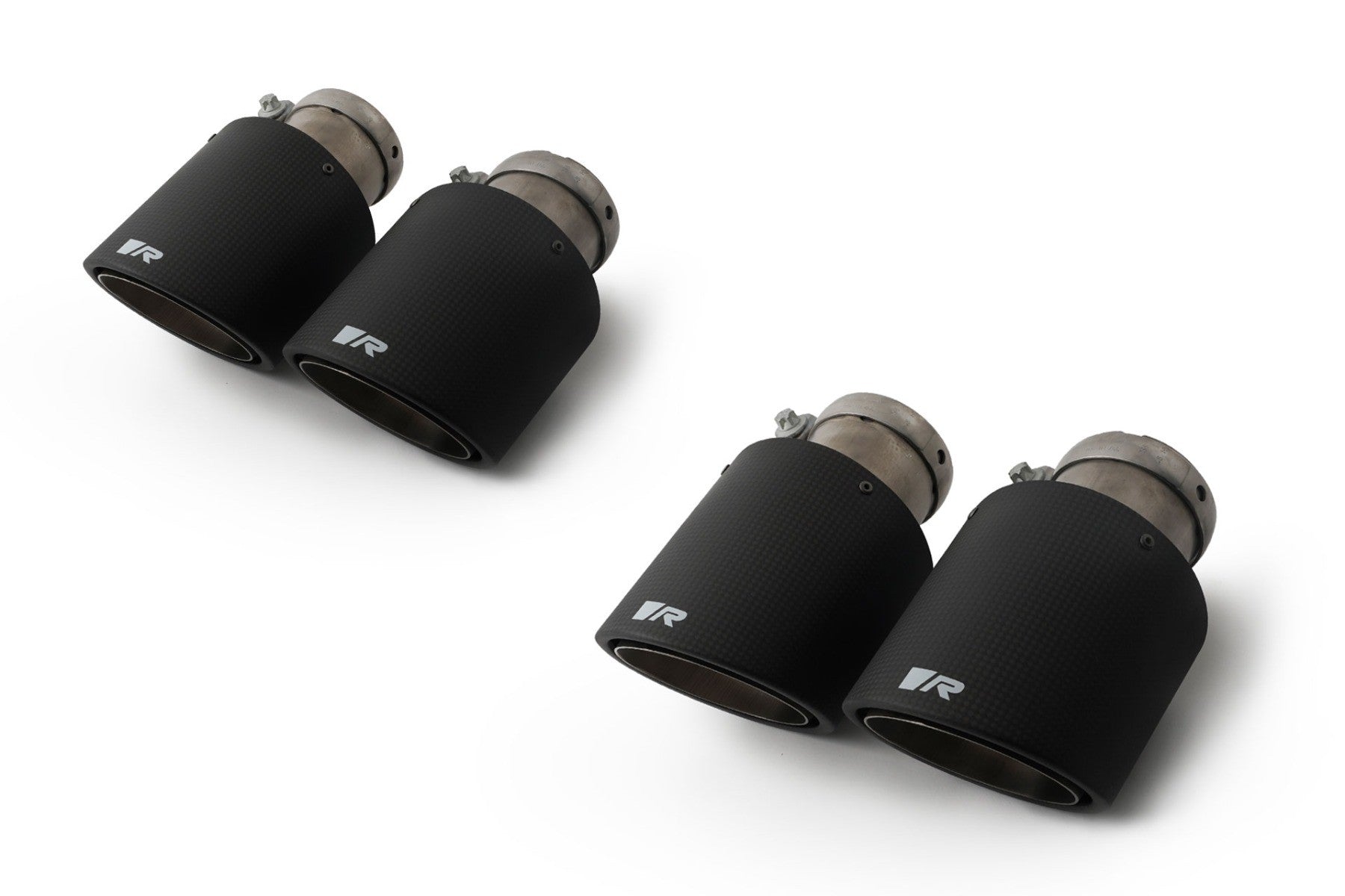 Set De 4 Colas REMUS De 102Mm Angulado Carbono REMUS | VRM Motorsports