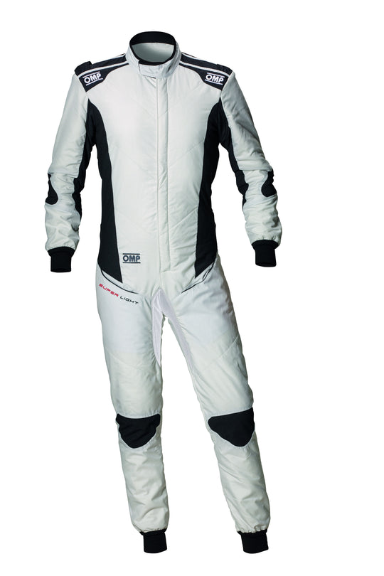 TRAJE DE CARRERAS OMP TECNICA SUPER LIGHT FIA 8856-2018 BLANCO / ANTRACITA TALLA 52 OMP RACING | VRM Motorsports