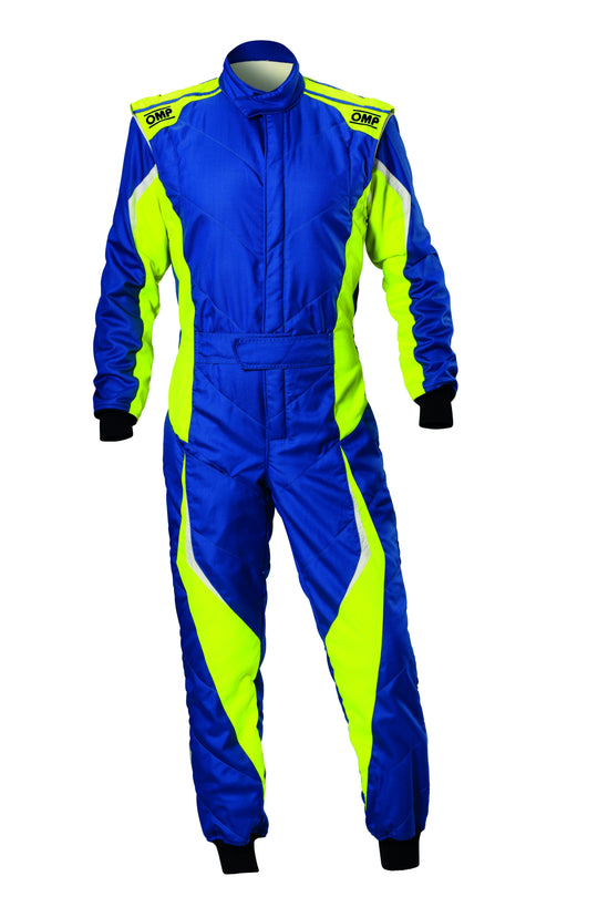 TRAJE DE CARRERAS OMP TECNICA EVO FIA 8856-2018 AZUL / AMARILLO TALLA 64 OMP RACING | VRM Motorsports