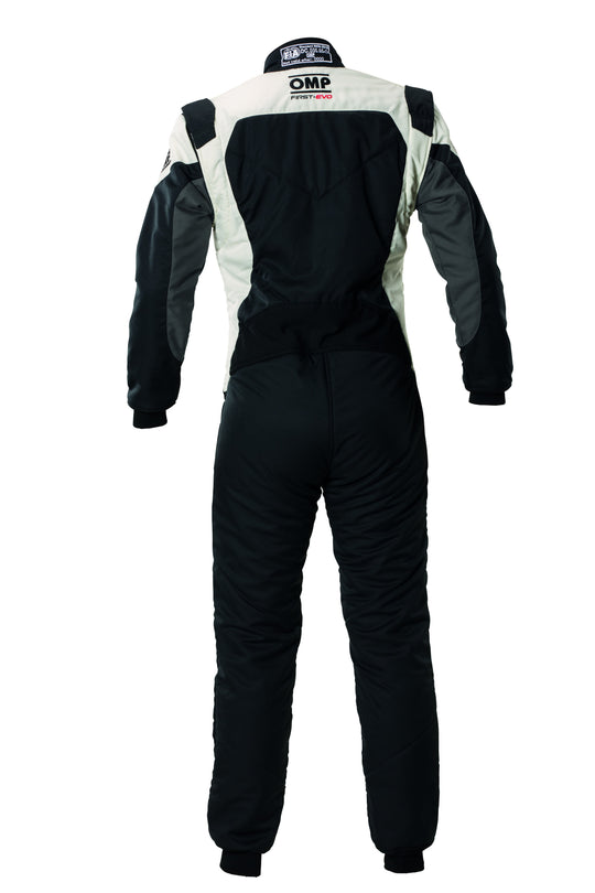 TRAJE DE CARRERAS OMP FIRST EVO MY2025 FIA 8856-2018 NEGRO / BLANCO TALLA 48 - OMP original VRM Motorsports imagen 2